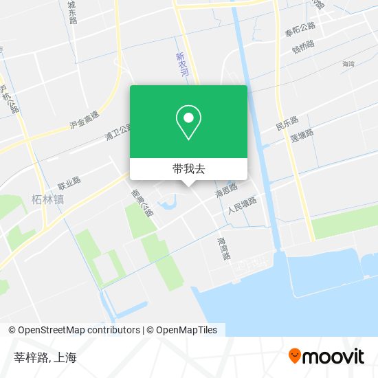 莘梓路地图