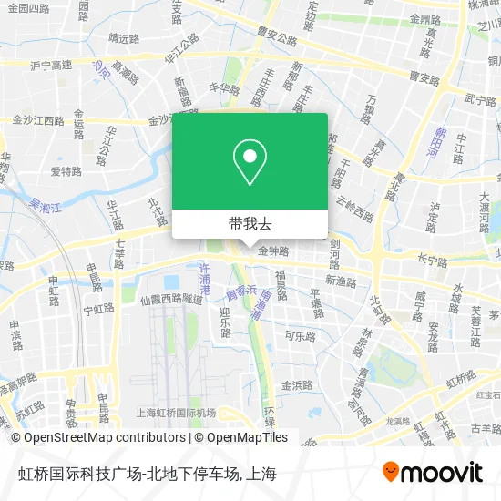 虹桥国际科技广场-北地下停车场地图