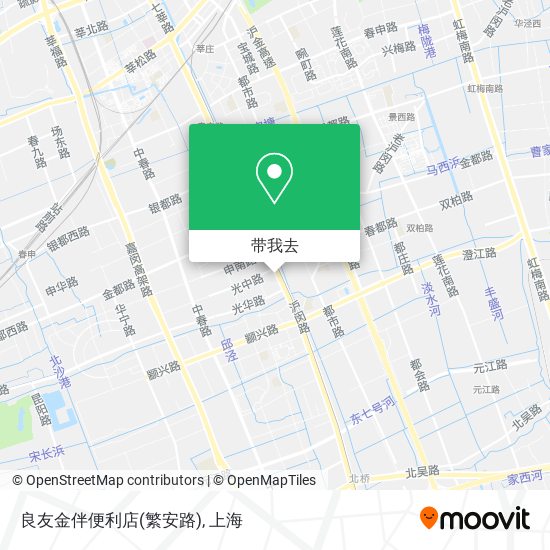 良友金伴便利店(繁安路)地图