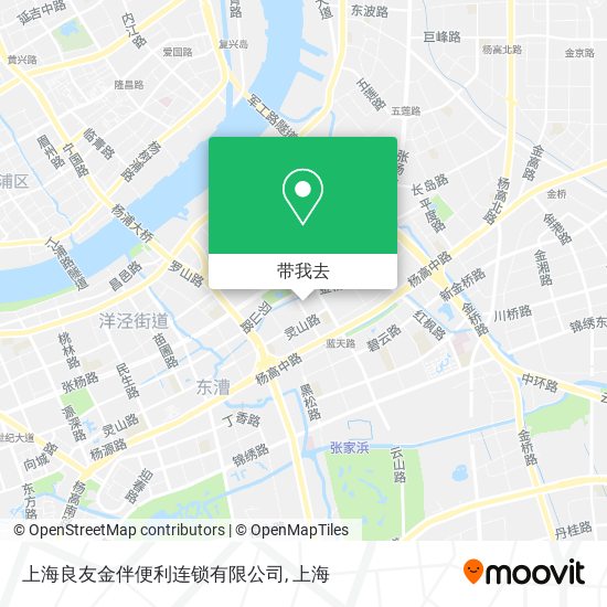 上海良友金伴便利连锁有限公司地图