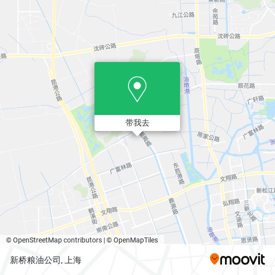 新桥粮油公司地图