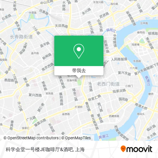 科学会堂一号楼JE咖啡厅&酒吧地图