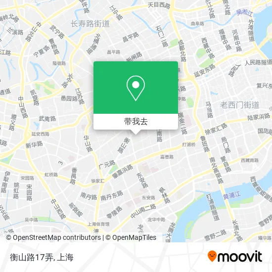 衡山路17弄地图