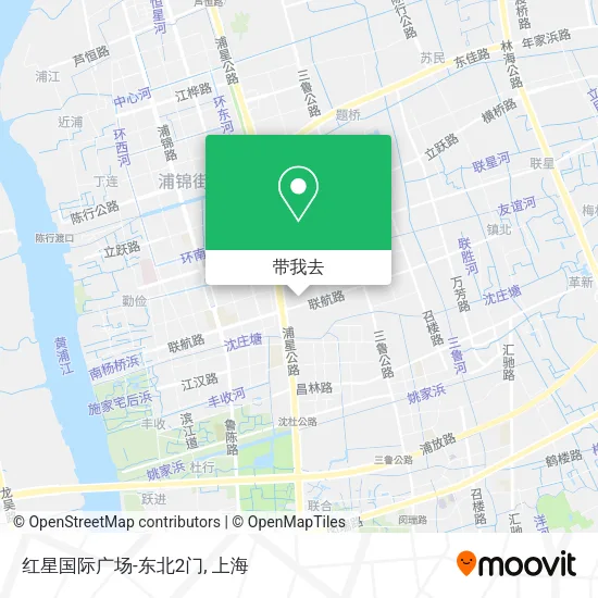 红星国际广场-东北2门地图