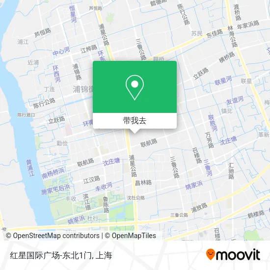 红星国际广场-东北1门地图
