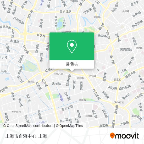 上海市血液中心地图