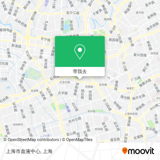 上海市血液中心地图