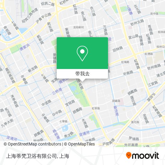 上海蒂梵卫浴有限公司地图