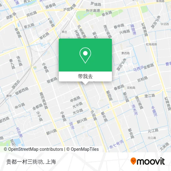贵都一村三街坊地图