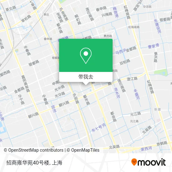 招商雍华苑40号楼地图
