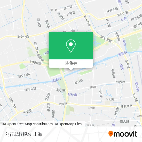 刘行驾校报名地图