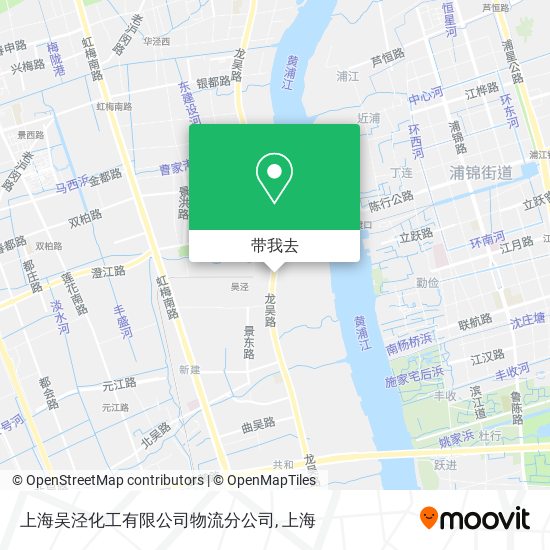 上海吴泾化工有限公司物流分公司地图