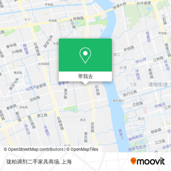 珑柏调剂二手家具商场地图