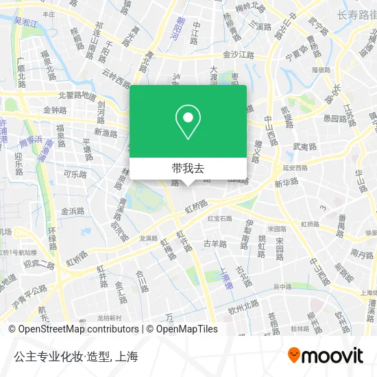 公主专业化妆·造型地图