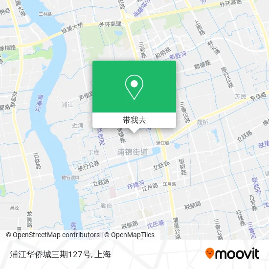 浦江华侨城三期127号地图