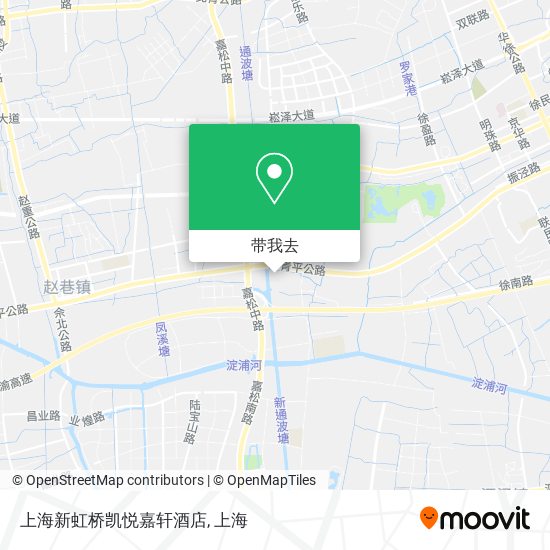 上海新虹桥凯悦嘉轩酒店地图