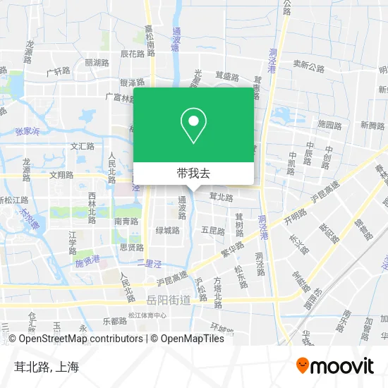 茸北路地图