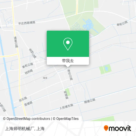 上海师明机械厂地图