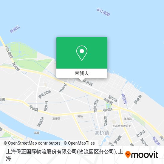 上海保正国际物流股份有限公司(物流园区分公司)地图