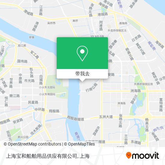 上海宝和船舶用品供应有限公司地图