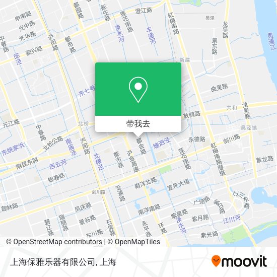 上海保雅乐器有限公司地图