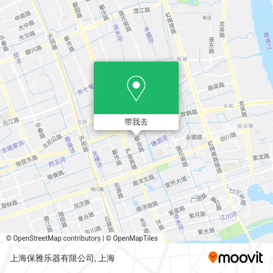 上海保雅乐器有限公司地图