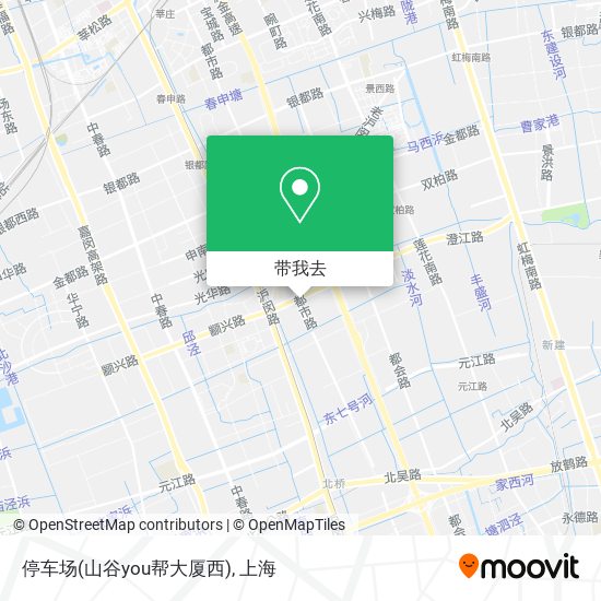 停车场(山谷you帮大厦西)地图