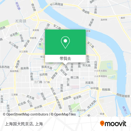 上海国大民京店地图
