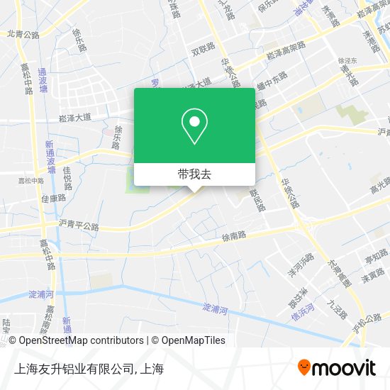 上海友升铝业有限公司地图