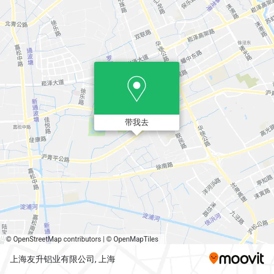上海友升铝业有限公司地图