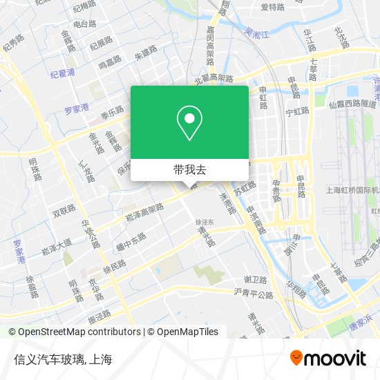 信义汽车玻璃地图