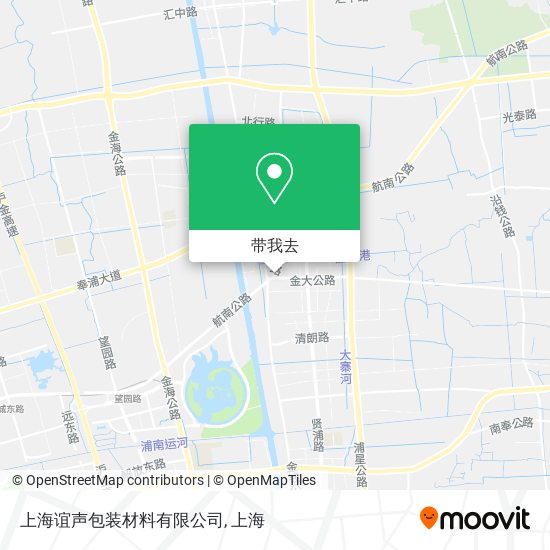 上海谊声包装材料有限公司地图