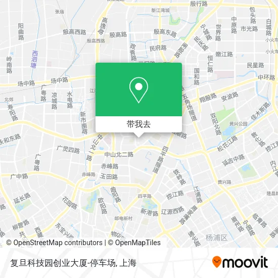 复旦科技园创业大厦-停车场地图