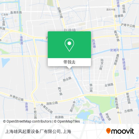 上海雄风起重设备厂有限公司地图
