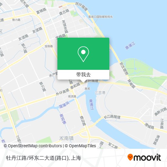 牡丹江路/环东二大道(路口)地图
