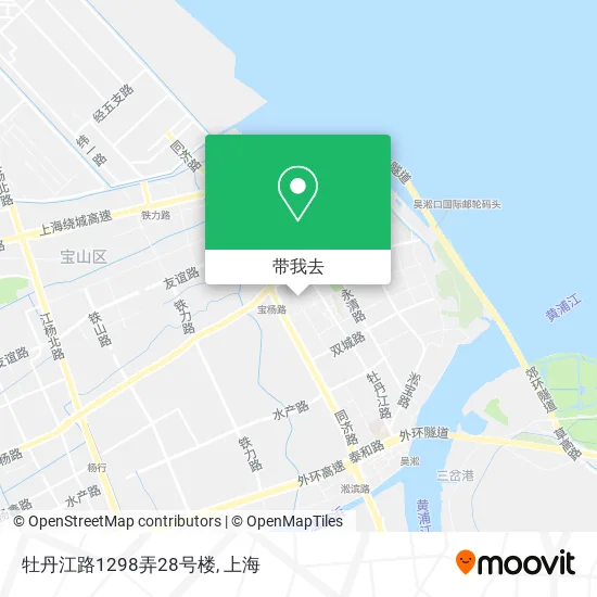 牡丹江路1298弄28号楼地图