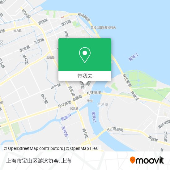 上海市宝山区游泳协会地图