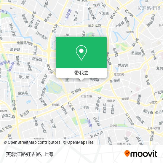 芙蓉江路虹古路地图