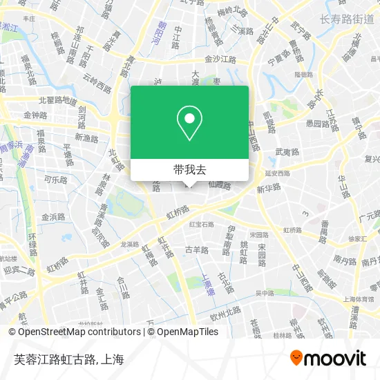 芙蓉江路虹古路地图
