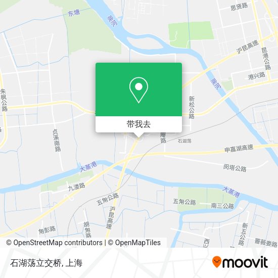 石湖荡立交桥地图
