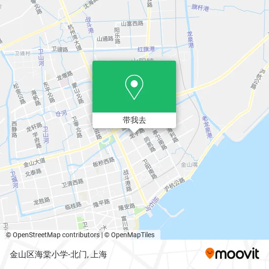 金山区海棠小学-北门地图