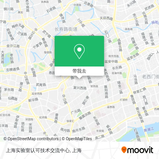 上海实验室认可技术交流中心地图