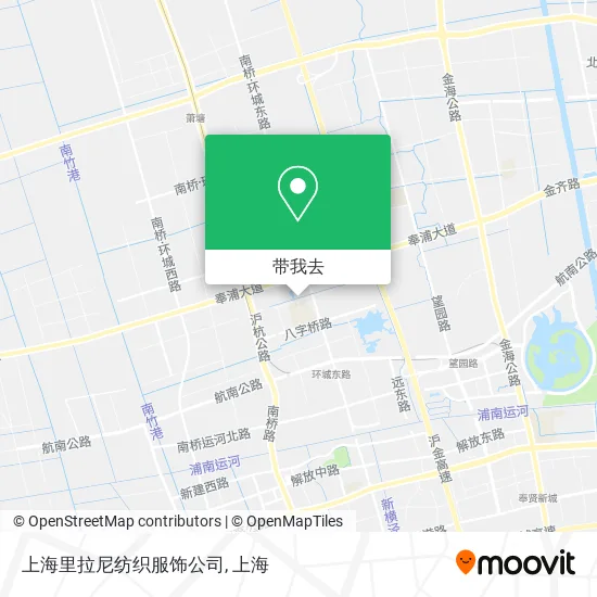 上海里拉尼纺织服饰公司地图