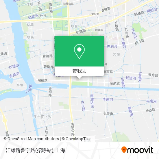 汇雄路鲁宁路(招呼站)地图