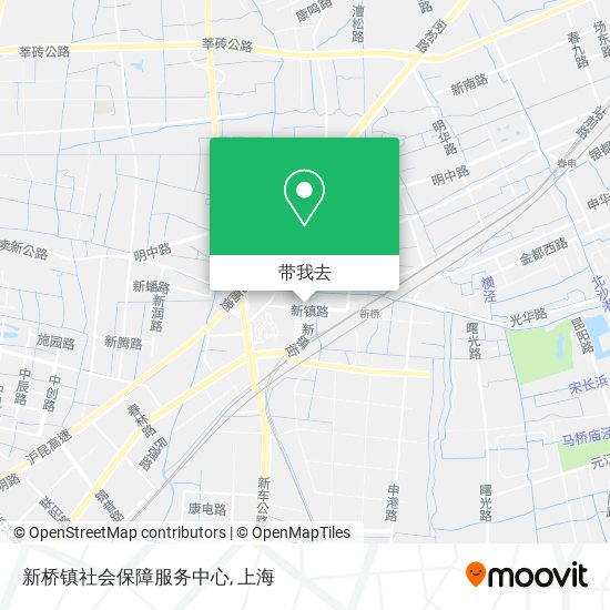 新桥镇社会保障服务中心地图