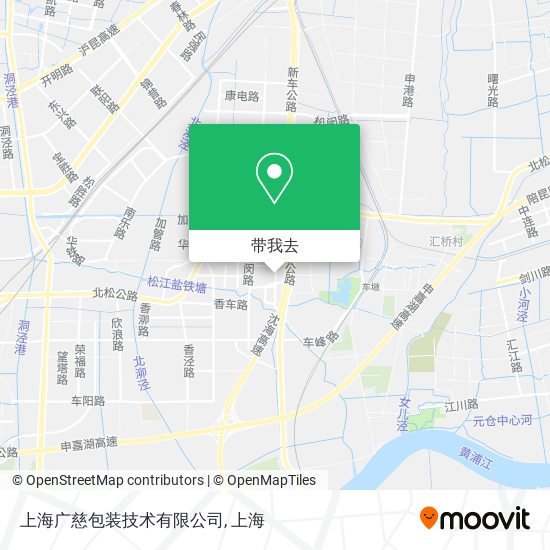 上海广慈包装技术有限公司地图