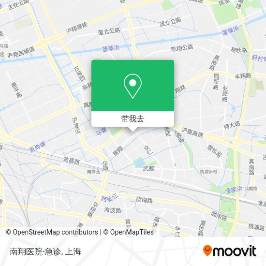 南翔医院-急诊地图