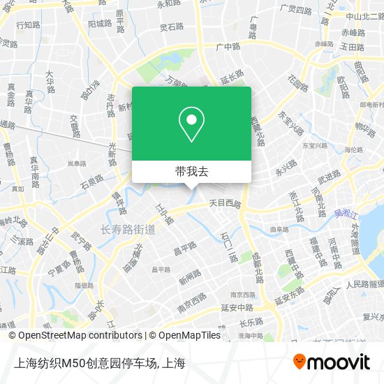 上海纺织M50创意园停车场地图