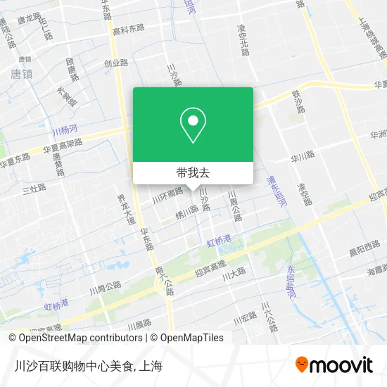 川沙百联购物中心美食地图