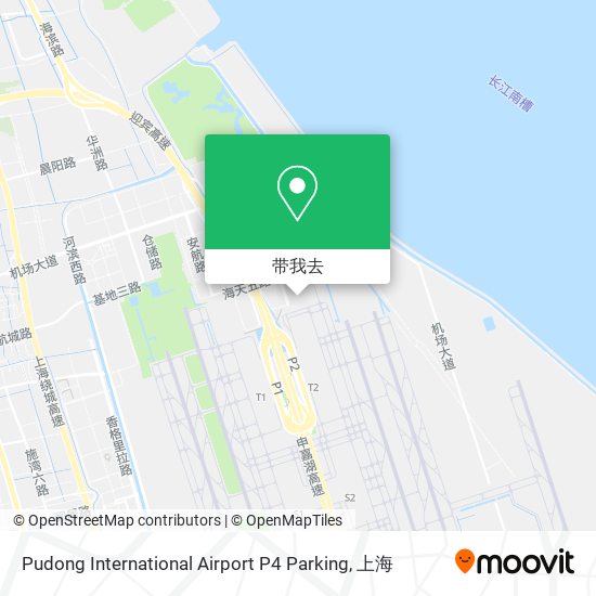 Pudong International Airport P4 Parking地图